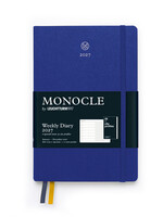 Monocle by Leuchtturm1917 Linnen Agenda 2027 Weekly/Note Cobalt Blue