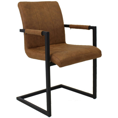 Eetkamerstoel Brandon cognac Eetkamerstoel Brandon cognac