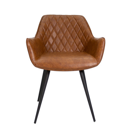 Eetkamerstoel Cose cognac Eetkamerstoel Cose cognac