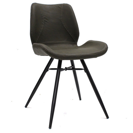 Eetkamerstoel Barron green new PU Eetkamerstoel Barron green new PU