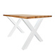 Eetkamertafel Siberia 180 x 90 X-Poot wit Eetkamertafel Siberia 180 x 90 X-Poot wit
