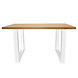 Eetkamertafel Siberia 140 x 80 X-Poot wit Eetkamertafel Siberia 140 x 80 X-Poot wit