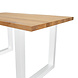 Eetkamertafel Siberia 140 x 80 X-Poot wit Eetkamertafel Siberia 140 x 80 X-Poot wit