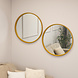 Antwerpen - Gold mirror 60cm - Set of 2 Antwerpen - Gold mirror 60cm - Set of 2
