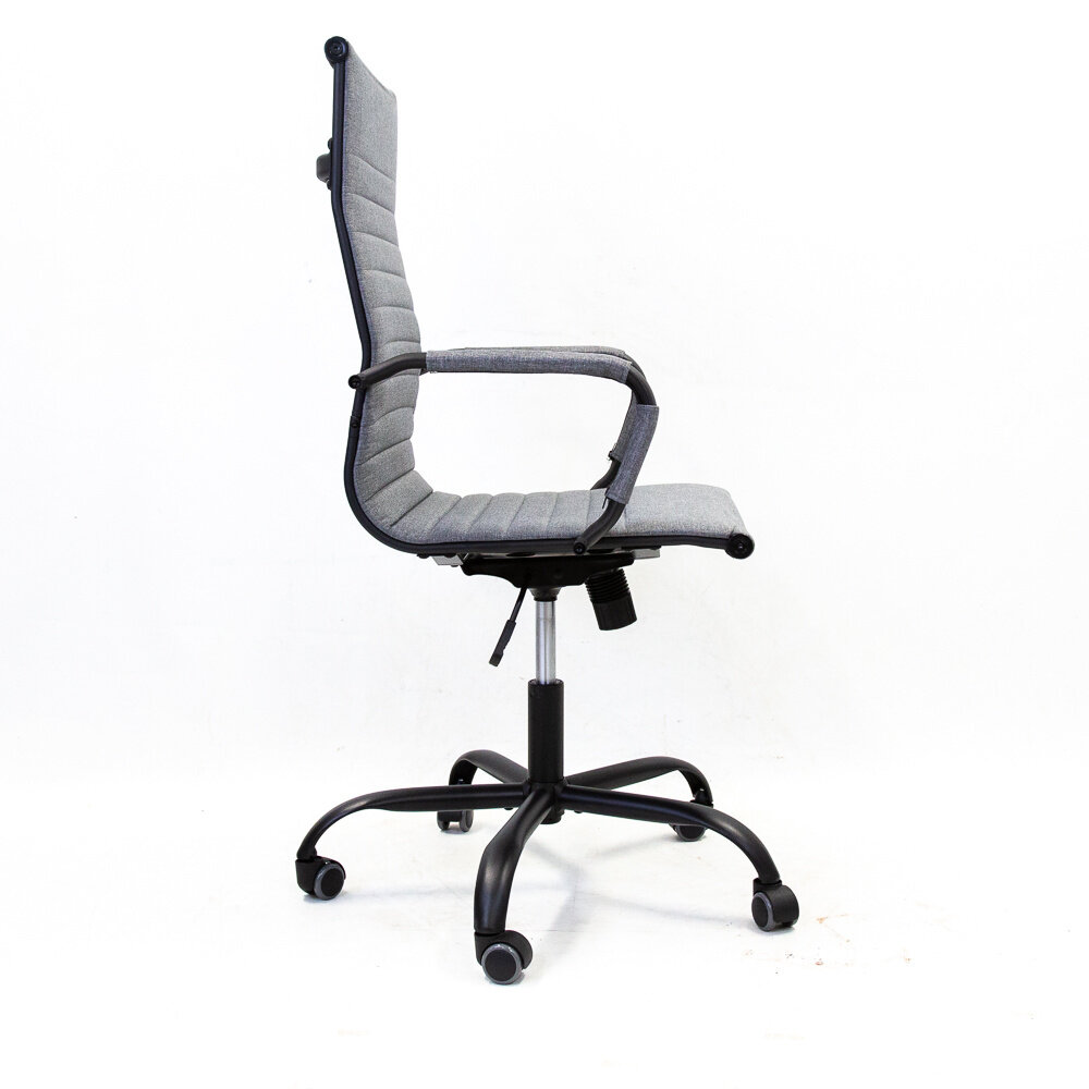 Manhattan High H-Fabric Black Poedercoat Grey Manhattan High H-Fabric Black Poedercoat Grey