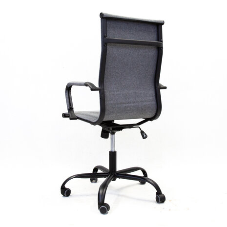 Manhattan High H-Fabric Black Poedercoat Grey Manhattan High H-Fabric Black Poedercoat Grey