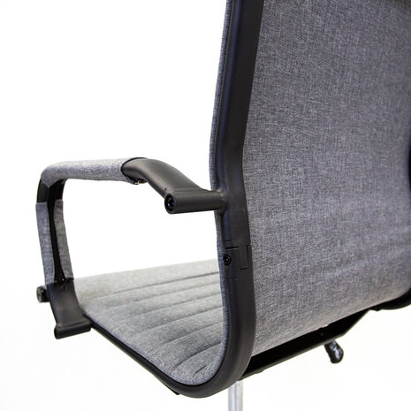 Manhattan High H-Fabric Black Poedercoat Grey Manhattan High H-Fabric Black Poedercoat Grey