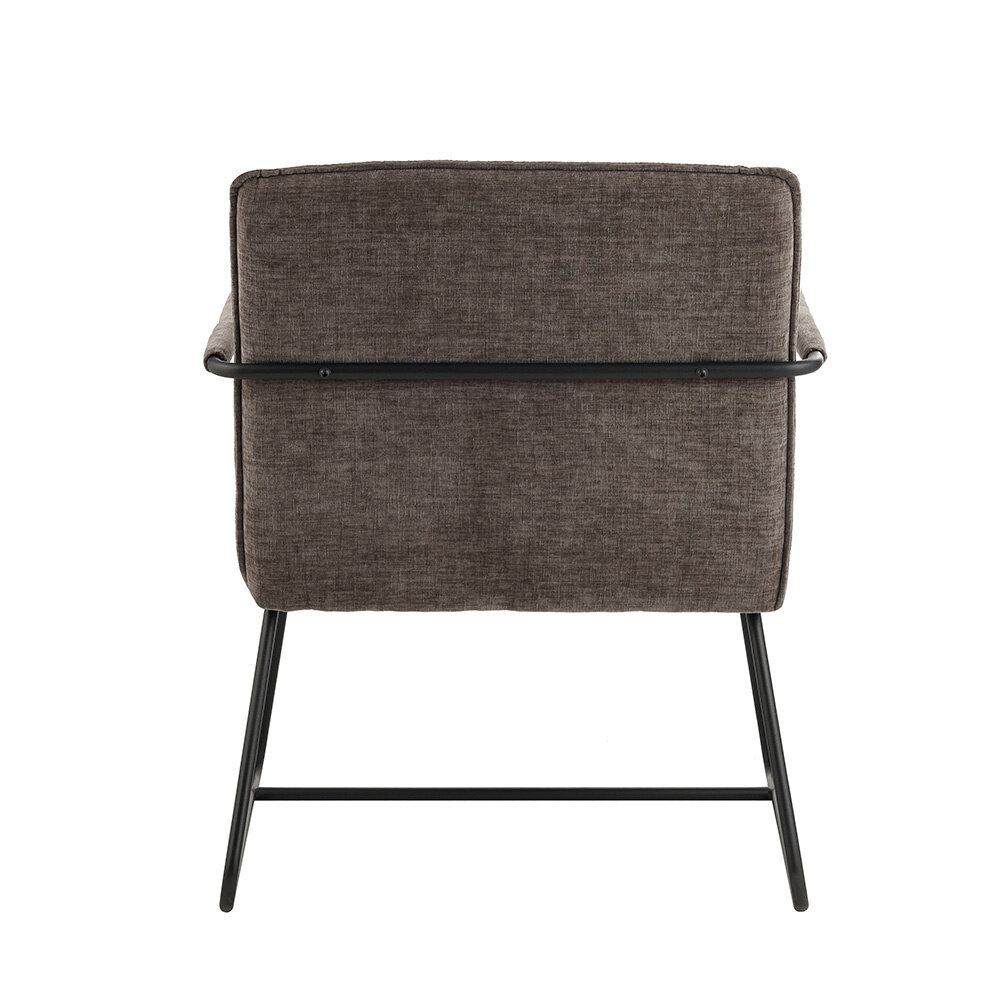 Fauteuil Bilbao grijs chenille Fauteuil Bilbao grijs chenille