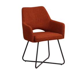 Eetkamerstoel met armleuning Brest terracotta Eetkamerstoel met armleuning Brest terracotta