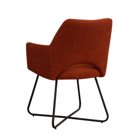 Eetkamerstoel met armleuning Brest terracotta Eetkamerstoel met armleuning Brest terracotta