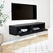 Zwevend tv-meubel 2-deurs Tijn zwart 160x30x35 cm Zwevend tv-meubel 2-deurs Tijn zwart 160x30x35 cm