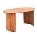 Ovale eettafel Naarden eiken finish 160x90 cm Ovale eettafel Naarden eiken finish 160x90 cm