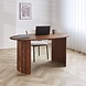 Ovale eettafel Naarden eiken finish 180x100 cm Ovale eettafel Naarden eiken finish 180x100 cm
