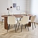 Ovale eettafel Naarden eiken finish 220x110 cm Ovale eettafel Naarden eiken finish 220x110 cm
