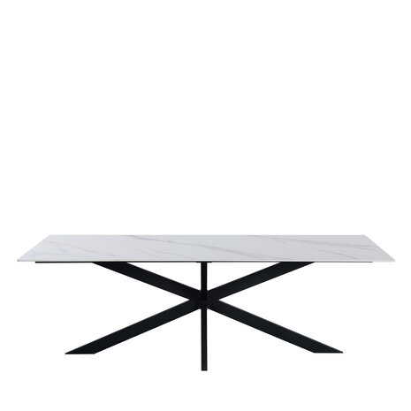 Eettafel Floris 170x90 cm marmerlook wit Eettafel Floris 170x90 cm marmerlook wit