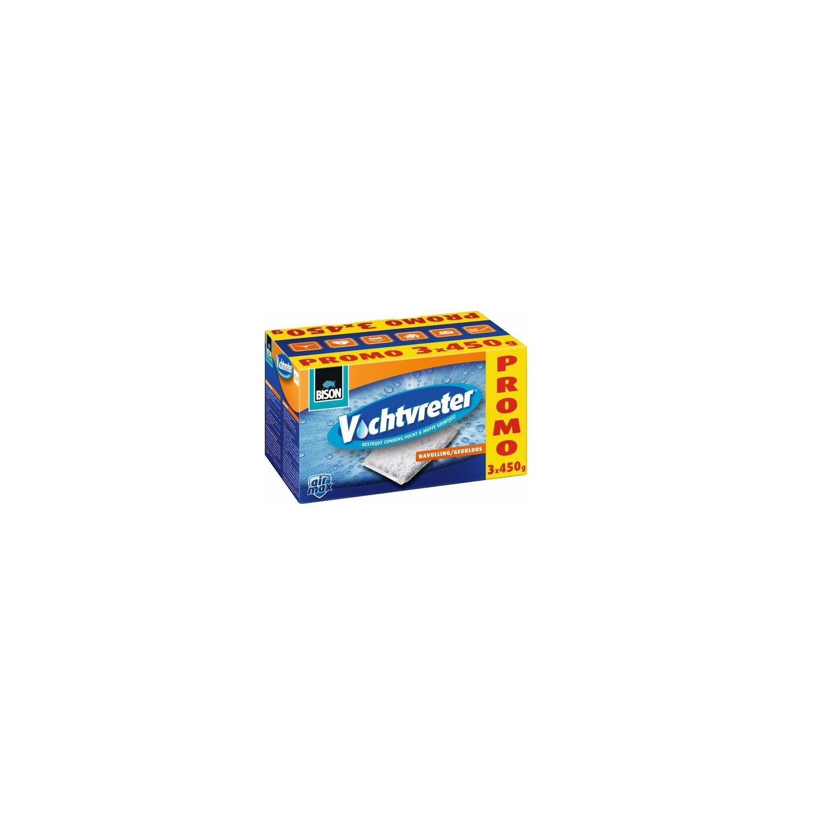 Bison Vochtvreter Neutraal Bag 450G Box A3*1