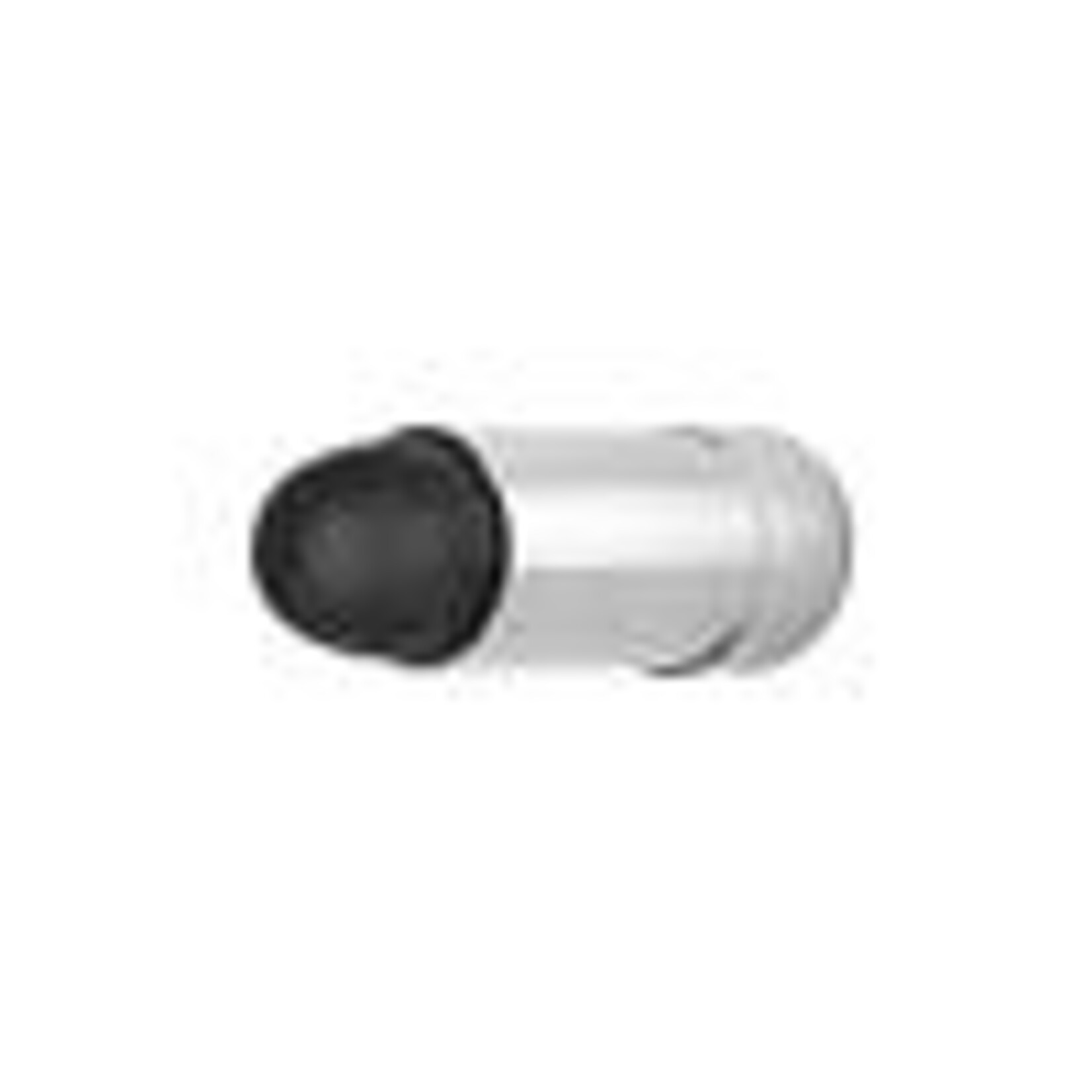 Intersteel  Deurstop wandmontage afgerond 34x79mm rvs geborsteld