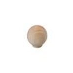 Intersteel Knop 18/35mm bolrond essenhout