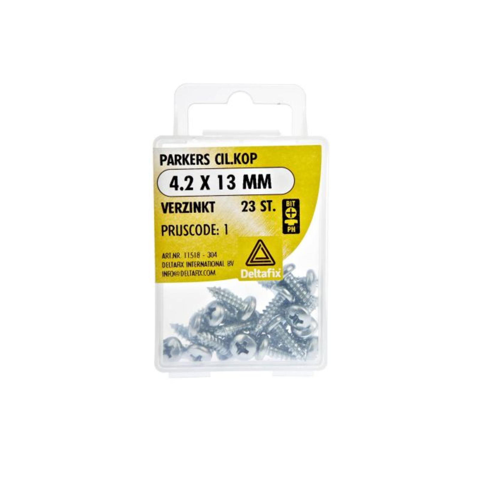 Deltafix Parkers 4,2X13mm Verzinkt 25st