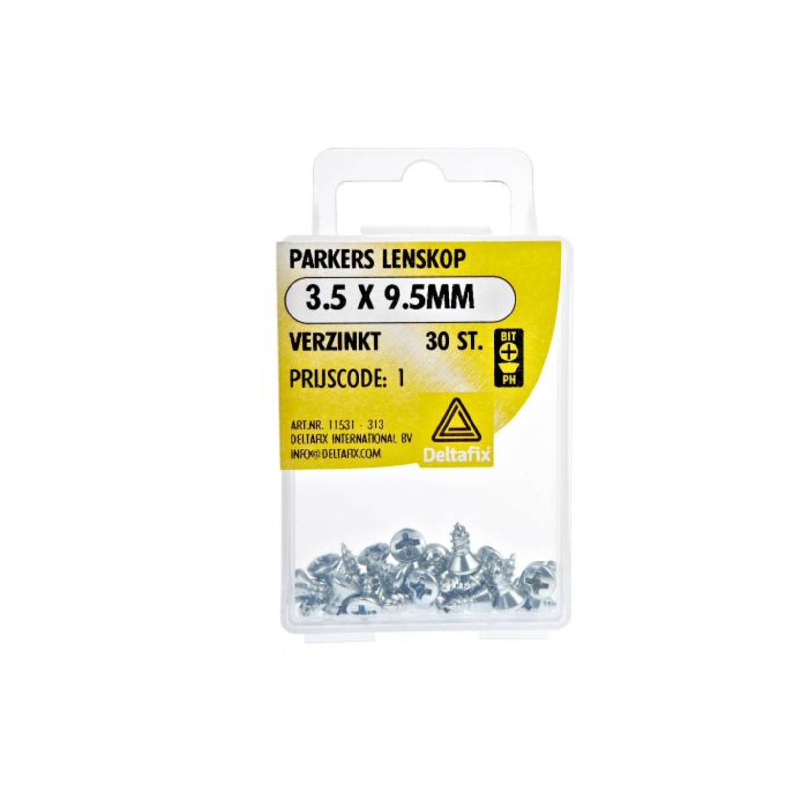Deltafix Parkers 3,5X9,5mm Verzinkt 30st
