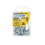 Deltafix Spaanplaat schroef Torx 3,0X30mm Verzinkt 40st