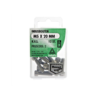 Deltafix Inbusbout M5X20mm RVS 12st