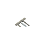 Dulimex Inboorpaumelle staal RVS finish 14 mm houten kozijn