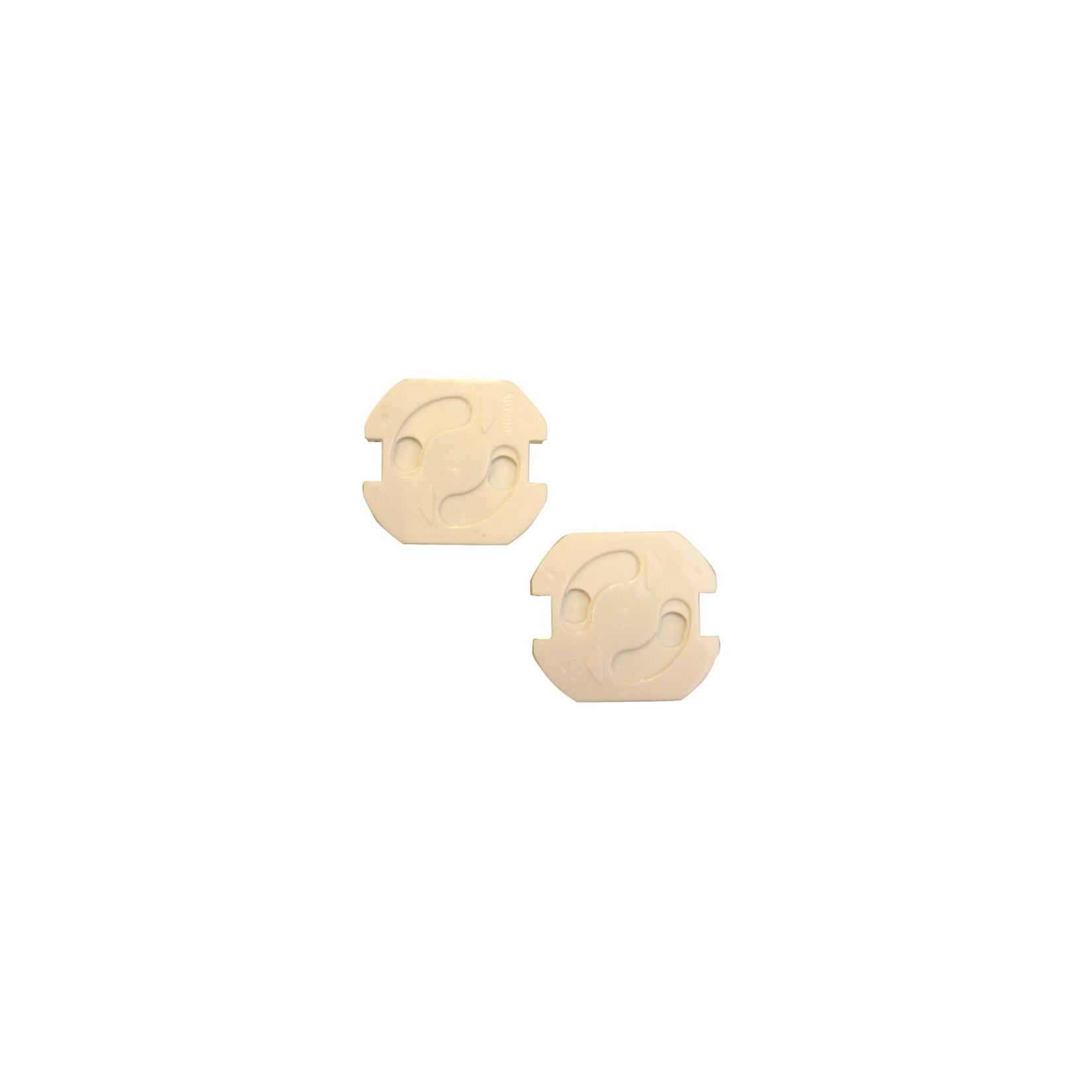 Qlinq Stopcontactbeveveiliger zelfklevend wit; 4 per verpakking