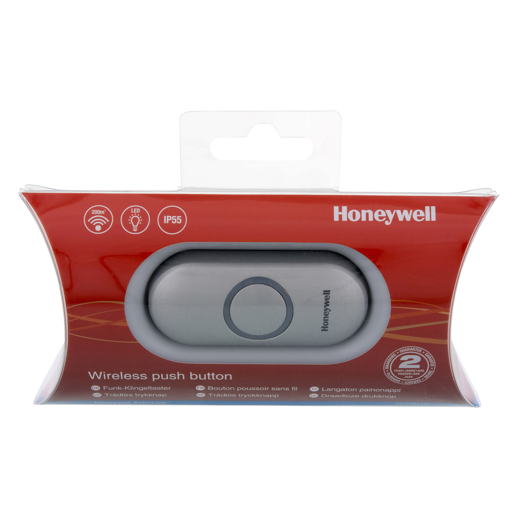 Honeywell Honeywell beldrukker type DCP311G - draadloos - staand - IP55 grijs