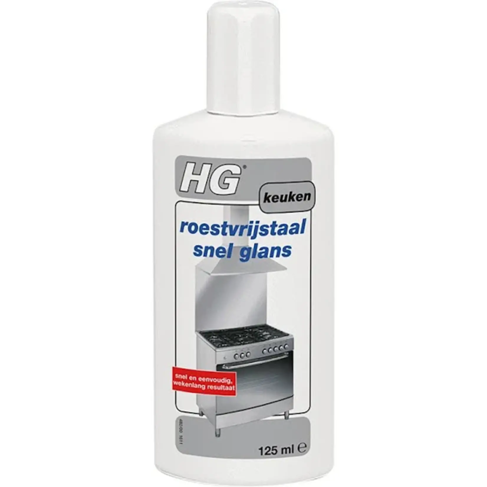 HG 	 HG Roestvrijstaal 'Snel' glans 125 m