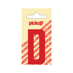 Pickup Pickup letter D rood 60mm