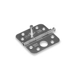 Dulimex Scharnier 76x76 mm SKG** staal verzinkt