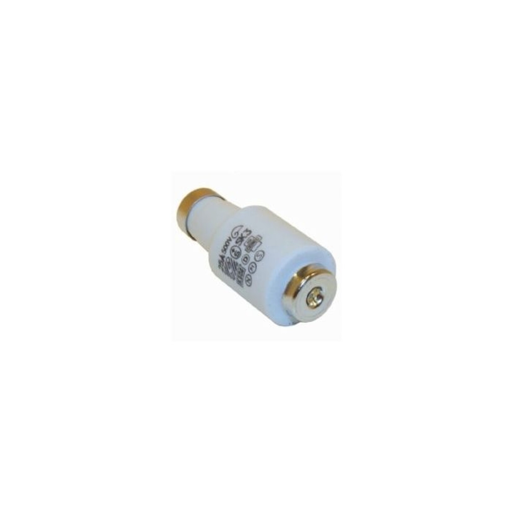 Zekering traag - 25A geel  per 5 stuks