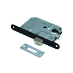 Dulimex Kastslot euro cilinder ronde voorplaat zwart