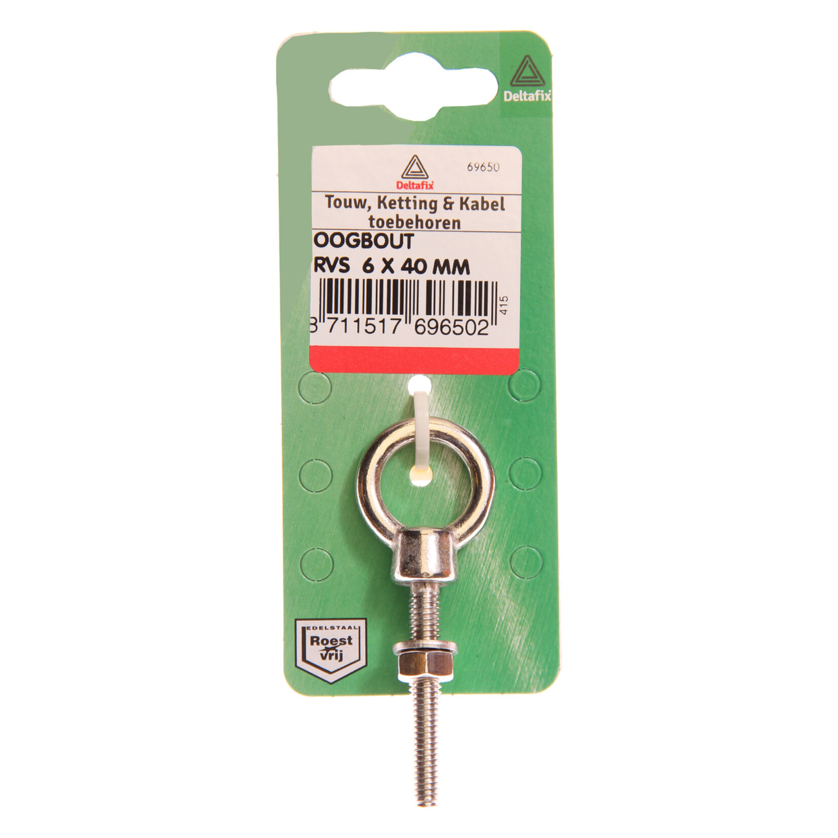 Deltafix Oogbout m 6x 40 MM R.V.S