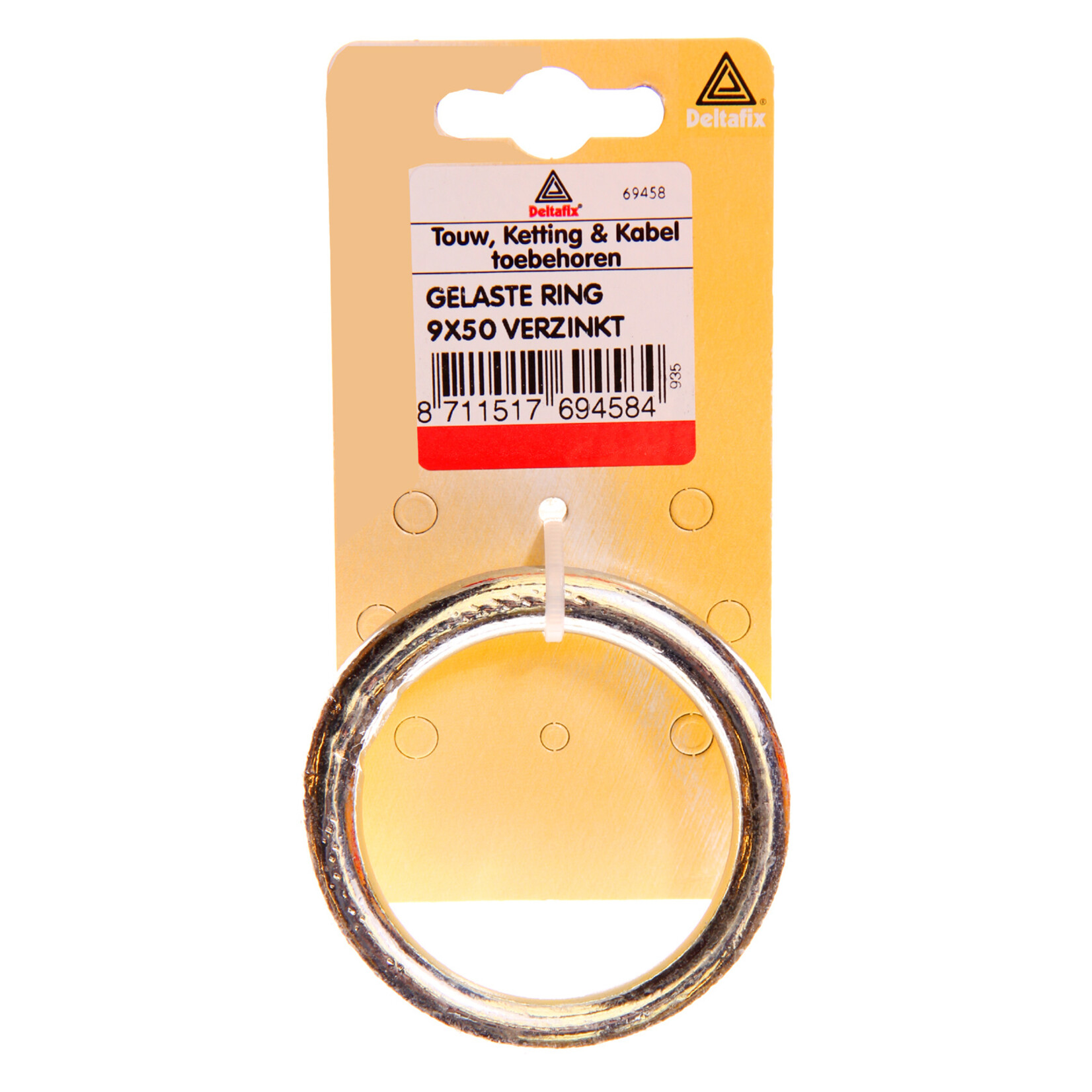 Deltafix gelaste ring  40 mm | 5 mm dik | verzinkt | 2 STUKS