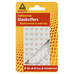 Deltafix Glasbuffer zelfklevend bol transparant 8 mm x 1.8mm 50 st.