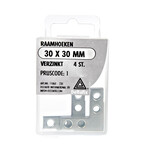 Deltafix Raamhoeken 30 x 30 mm verzinkt - 4 stuks