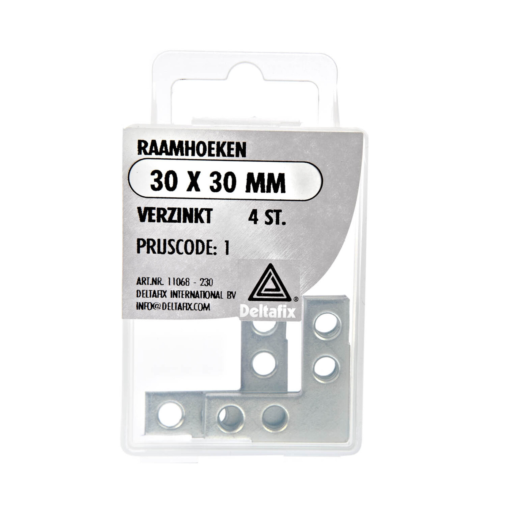 Deltafix Raamhoeken 30 x 30 mm verzinkt - 4 stuks