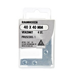 Deltafix RAAMHOEKEN 40 40MM VERZ 4ST