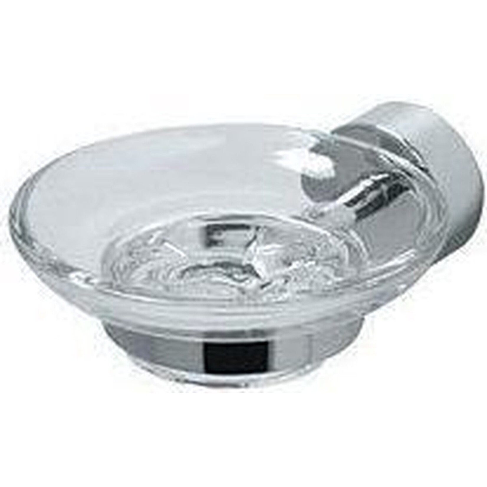 Plieger Globe zeepschaal glas inox