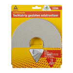 Deltafix Tochtstrip Gesloten Structuur Grijs |  12 M 9 mm