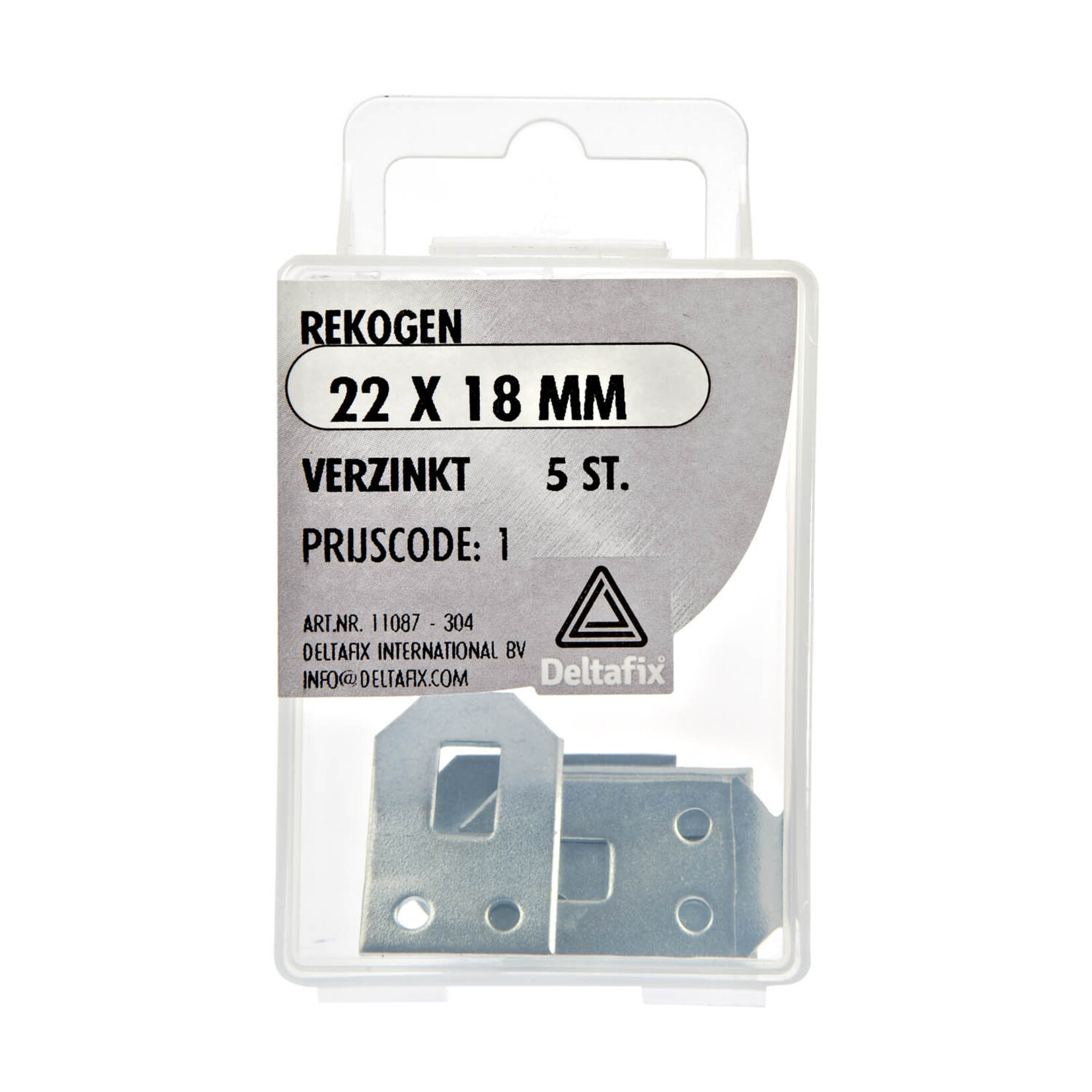 Deltafix Rekogen  22 x  18 mm 1MM  5 stuks