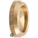 Plieger Knel afsluitplaat 22mm Messing 2 stuks