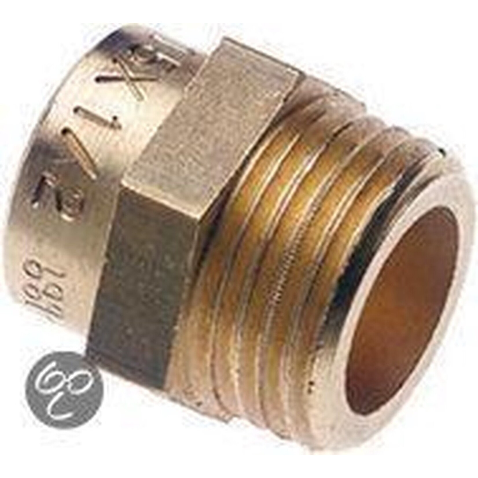 Plieger Messing Puntst,3/4"Bu Conx22mm