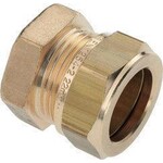 Plieger Knel eindstop 12mm  Messing 2 stuks