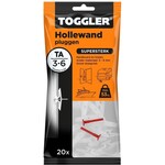 Toggler Hollewandplug TA 3-9 mm - 20 Stuks