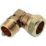 Plieger Knel‚ Knie‚ 3/8 bux 12mm Messing conisch