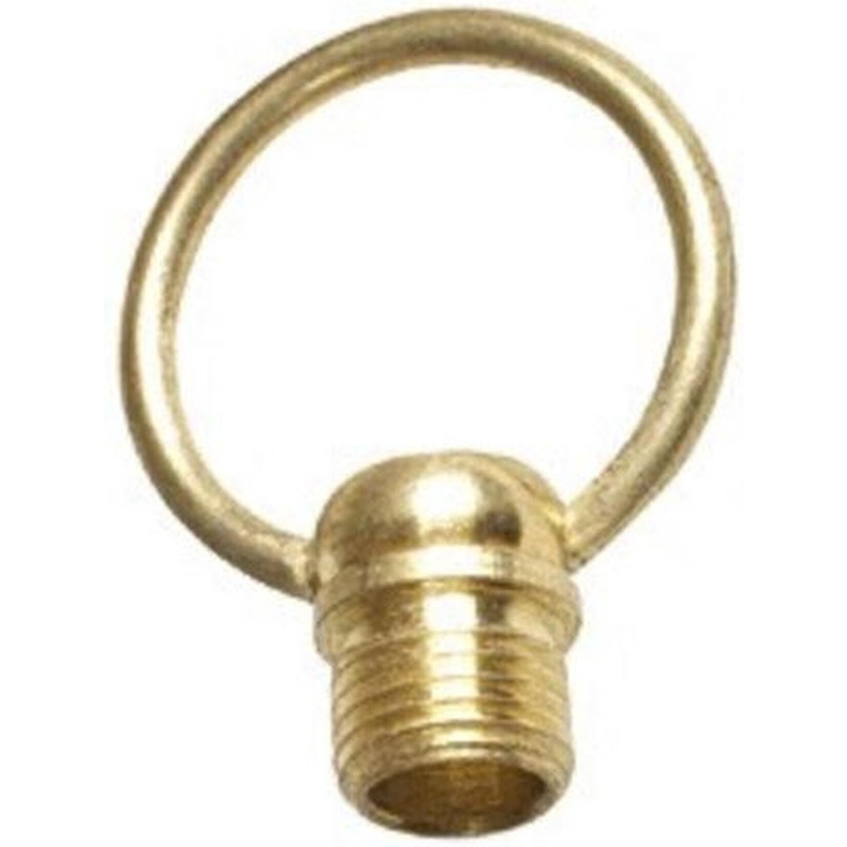 Ringnippel M10 met buitendraad - messing