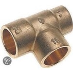 Plieger Soldeer t-stuk 15x15x12mm, messing